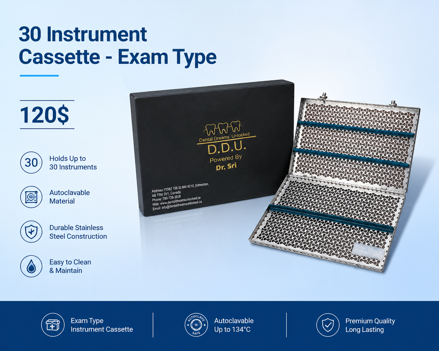 30 Instrument Cassette - Exam Type